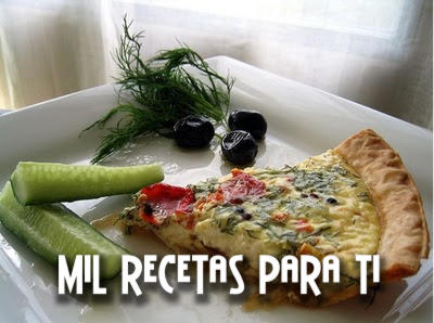 Mil Recetas para Ti: Pizza con Queso Ahumado, Jamón y Romero