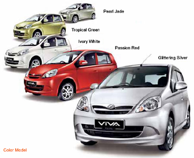 Perodua ViVA: Open your eyes for Perodua ViVA Colours