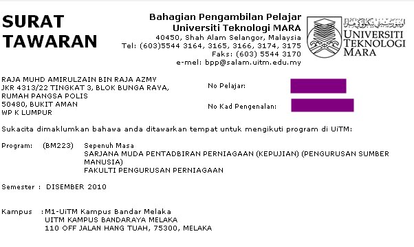 Sarjana Muda Pentadbiran Perniagaan (kepujian) Pengurusan Sumber Manusia