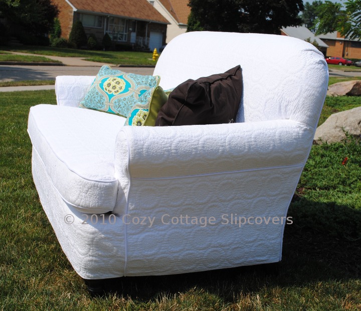 Cozy Cottage Slipcovers Quilted Slipcover