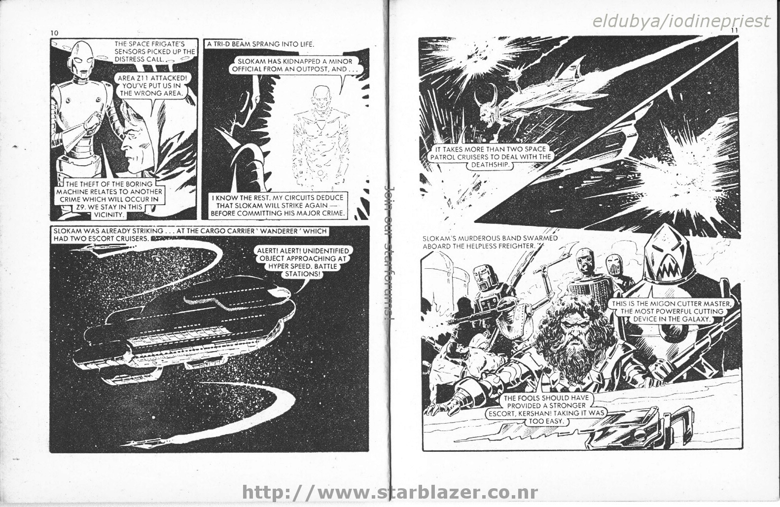 Read online Starblazer comic -  Issue #36 - 7