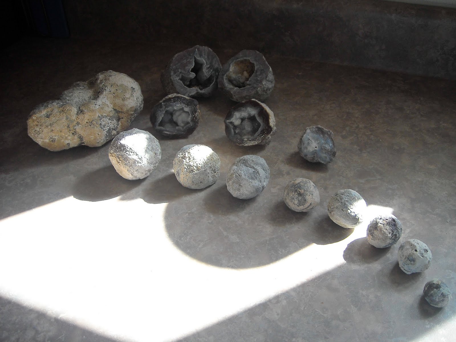 Wayman Family: Geode Hunting