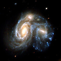 вселенная - слияние галактик