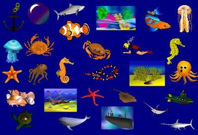 PRASEKOLAH SERI PAGI: Clip Art Hidupan Laut