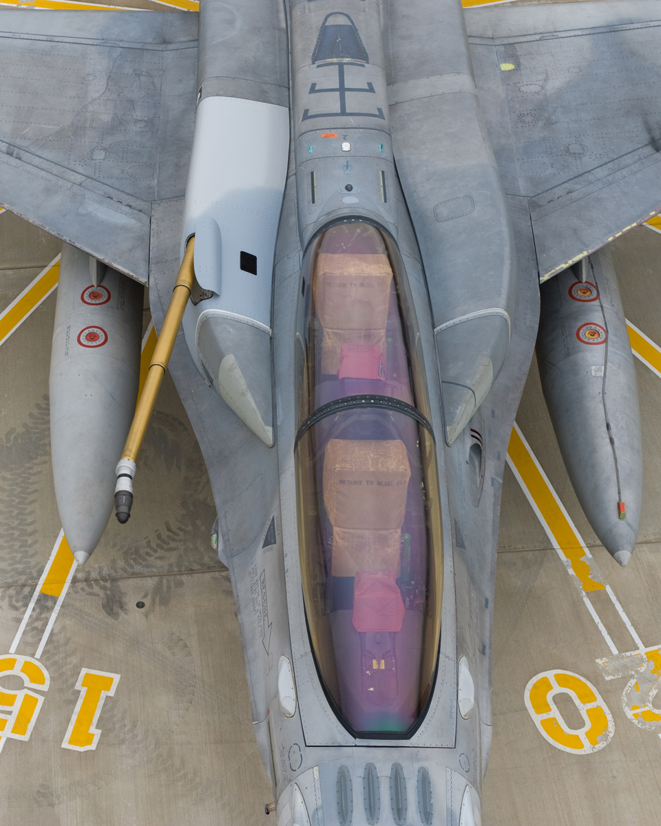 SNAFU! F16 conformal fuel tank refueling probe...