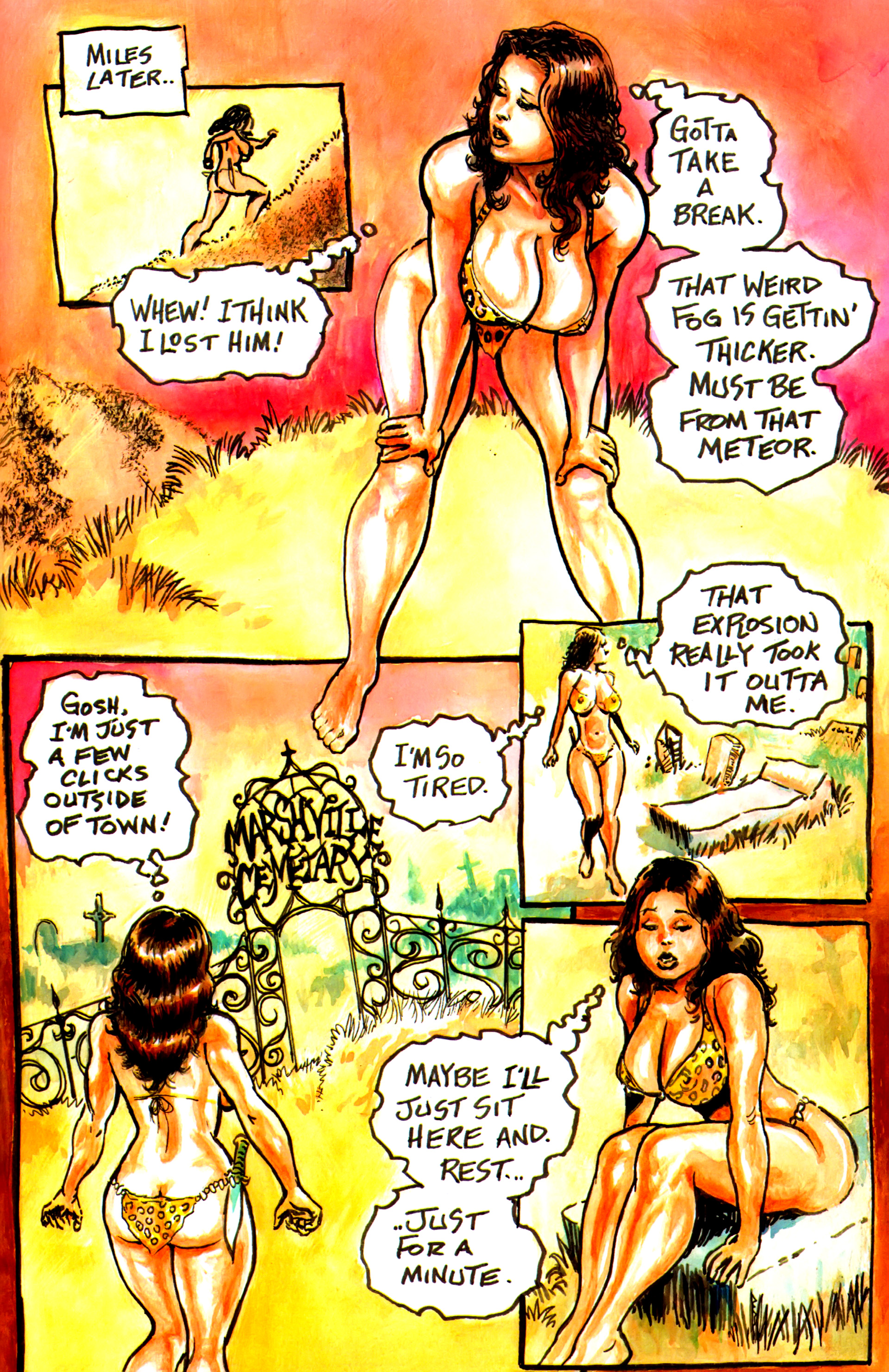 Read online Cavewoman: The Zombie Situation comic -  Issue #1 - 5