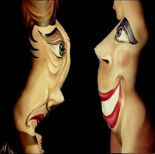 body painting cartoon