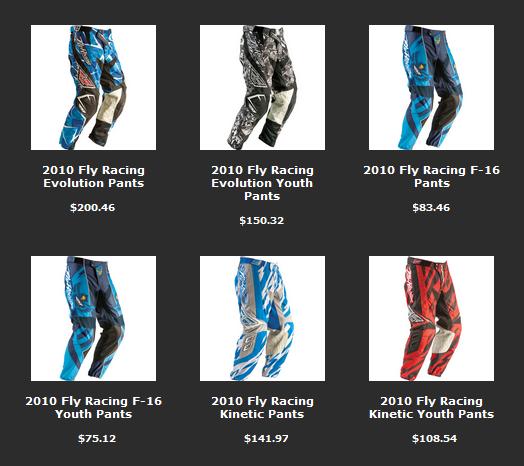 One Trail Shop: Fly Racing Motocross Pants