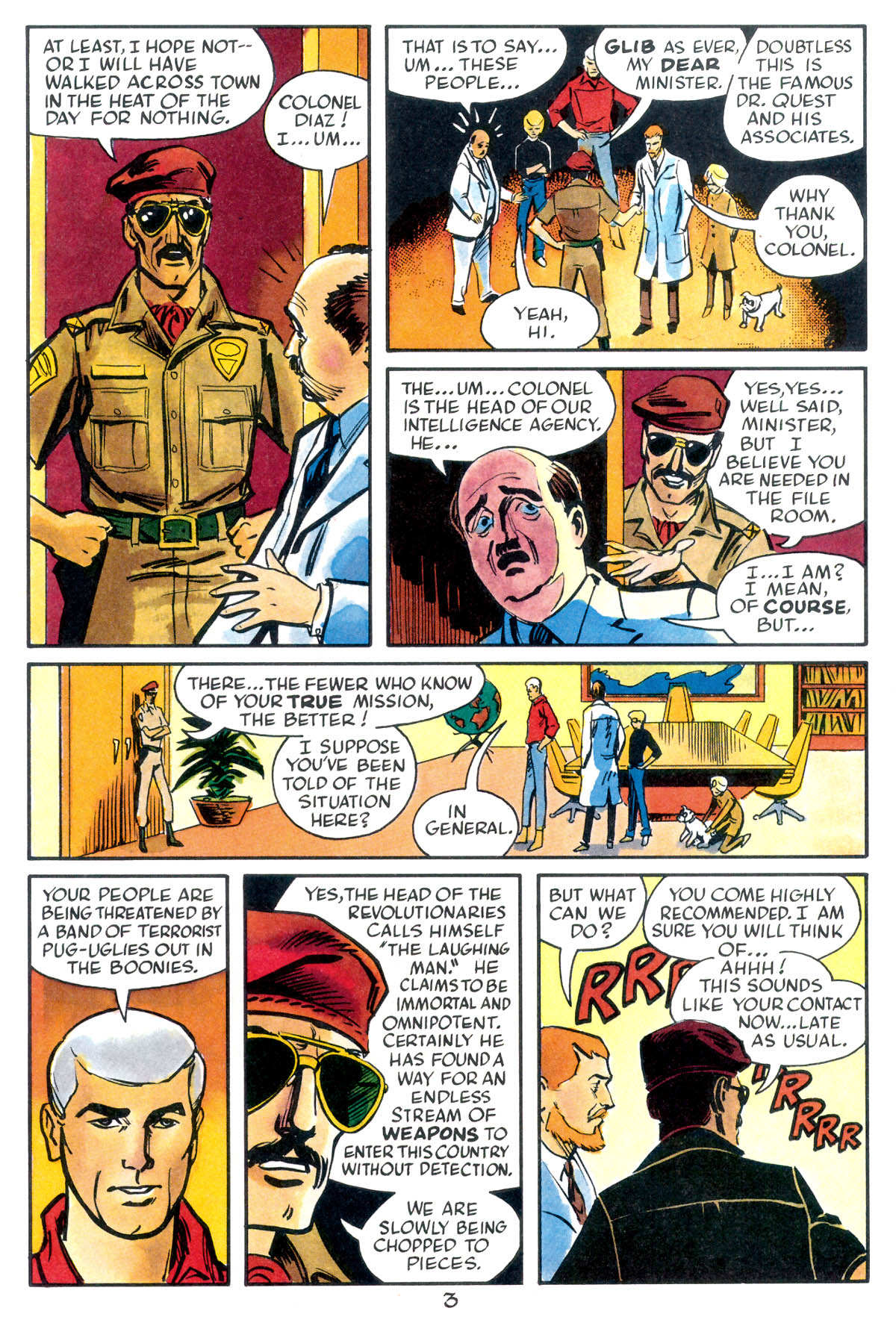 Read online Jonny Quest comic -  Issue #3 - 5