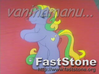 añatuya porcelana fría pequeño pony en goma eva