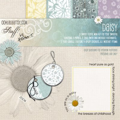 Heather Taylor, Daisy Mini-Kit Preview