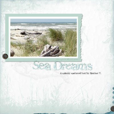 Heather Taylor Free Font: Sea Dreams