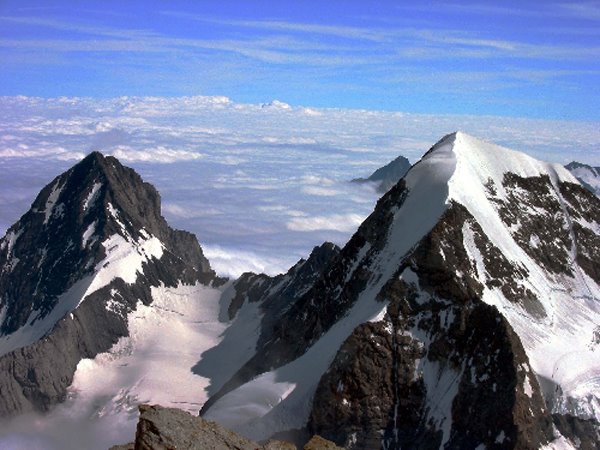 Montagnes Eiger en suisse, quelque part dans le Grindelwald