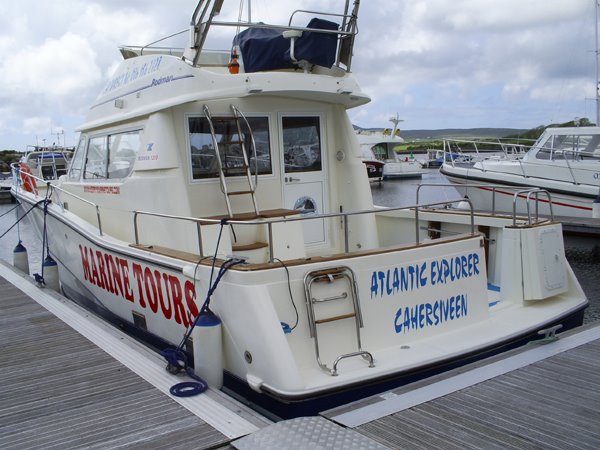 "Atlantic Explorer", le nouveau joyau d'Irlande pour la peche au thon, ici à Cahersiveen
