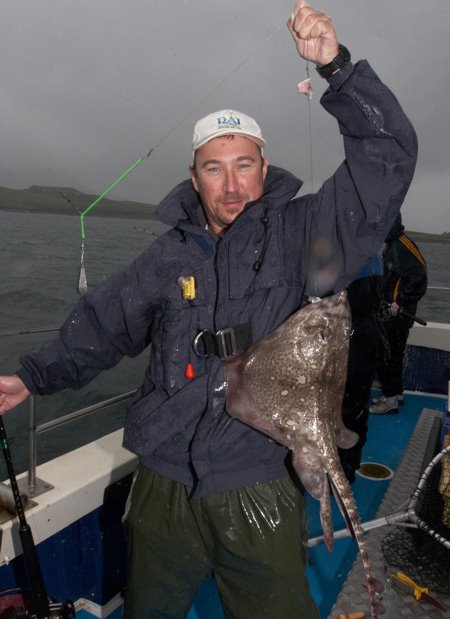 A good thornback ray on the junior day 2008