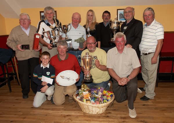 A prize-giving of an international event of Cahersiveen SAC in the Anchor Bar