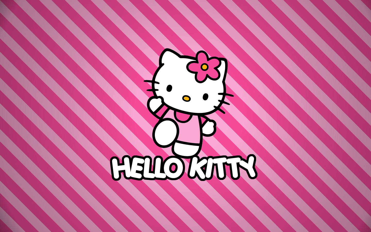 simple hello kitty background