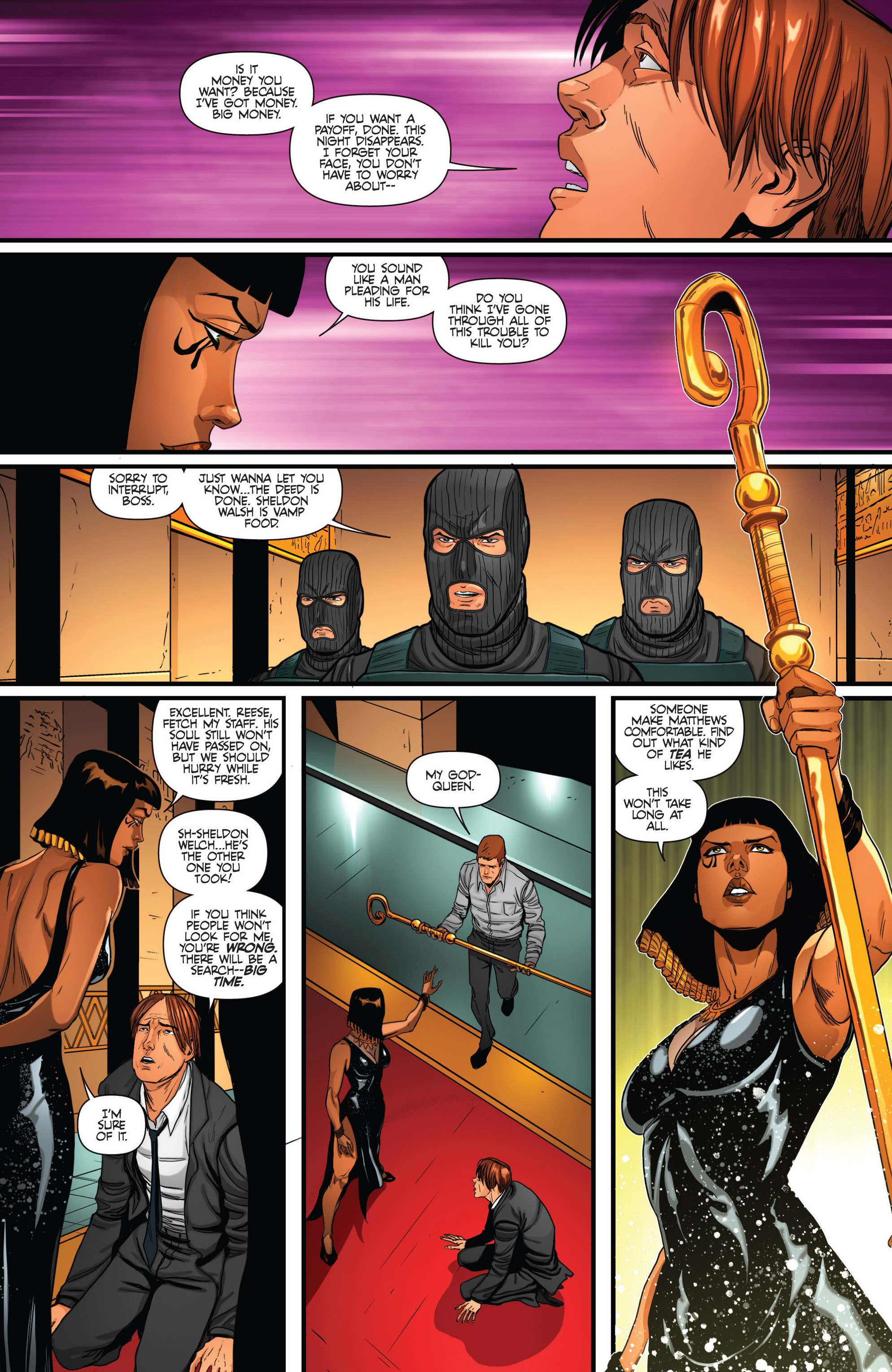 Read online Van Helsing vs The Mummy of Amun-Ra comic -  Issue #3 - 8