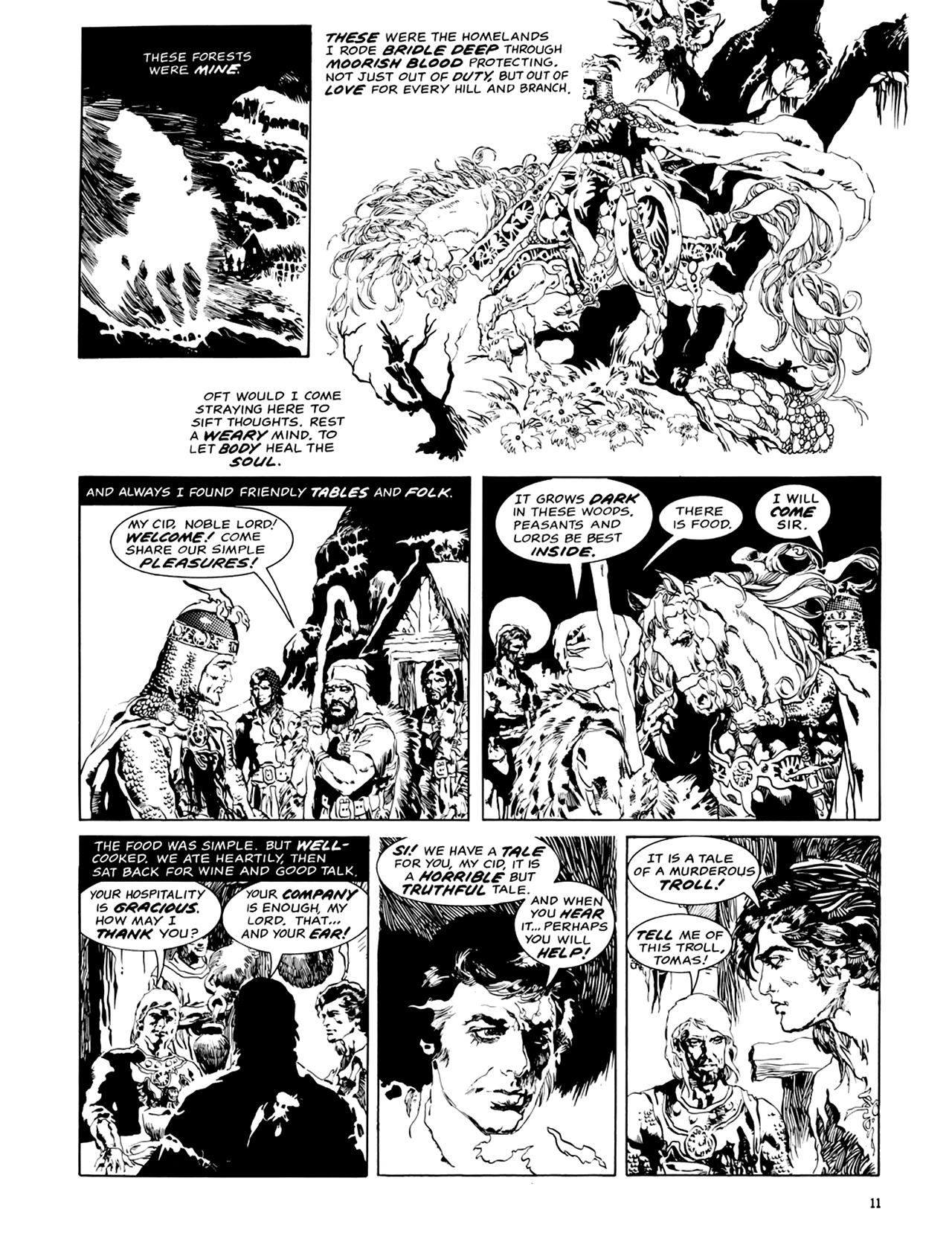 Read online Eerie Presents El Cid comic -  Issue # TPB - 12