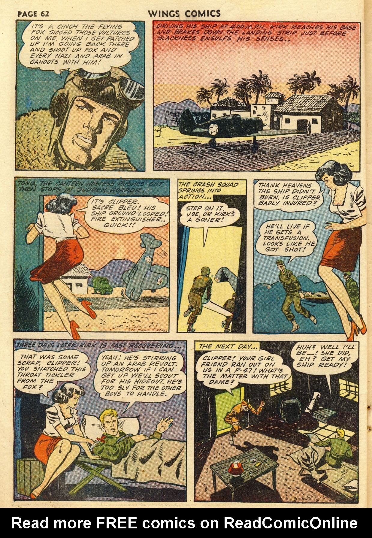 Read online Wings Comics comic -  Issue #33 - 64