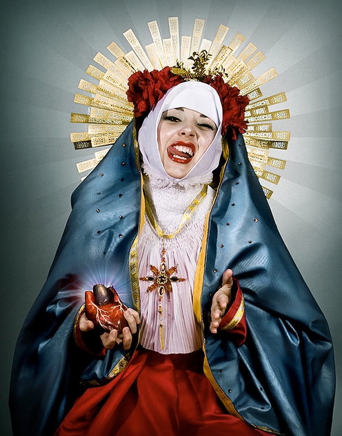 Virgin Mary Blasphemy Fetish Cumception