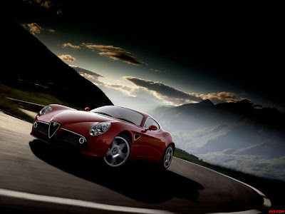 Alfa Romeo 8c Spider Red - Car wallpaper 1024