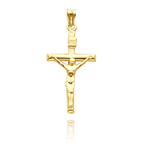 Gold INRI Crucifix