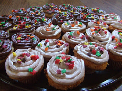 Fun fall cupcakes