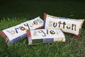 CUSTOM NAME PILLOWS (backed with minky or chenille)