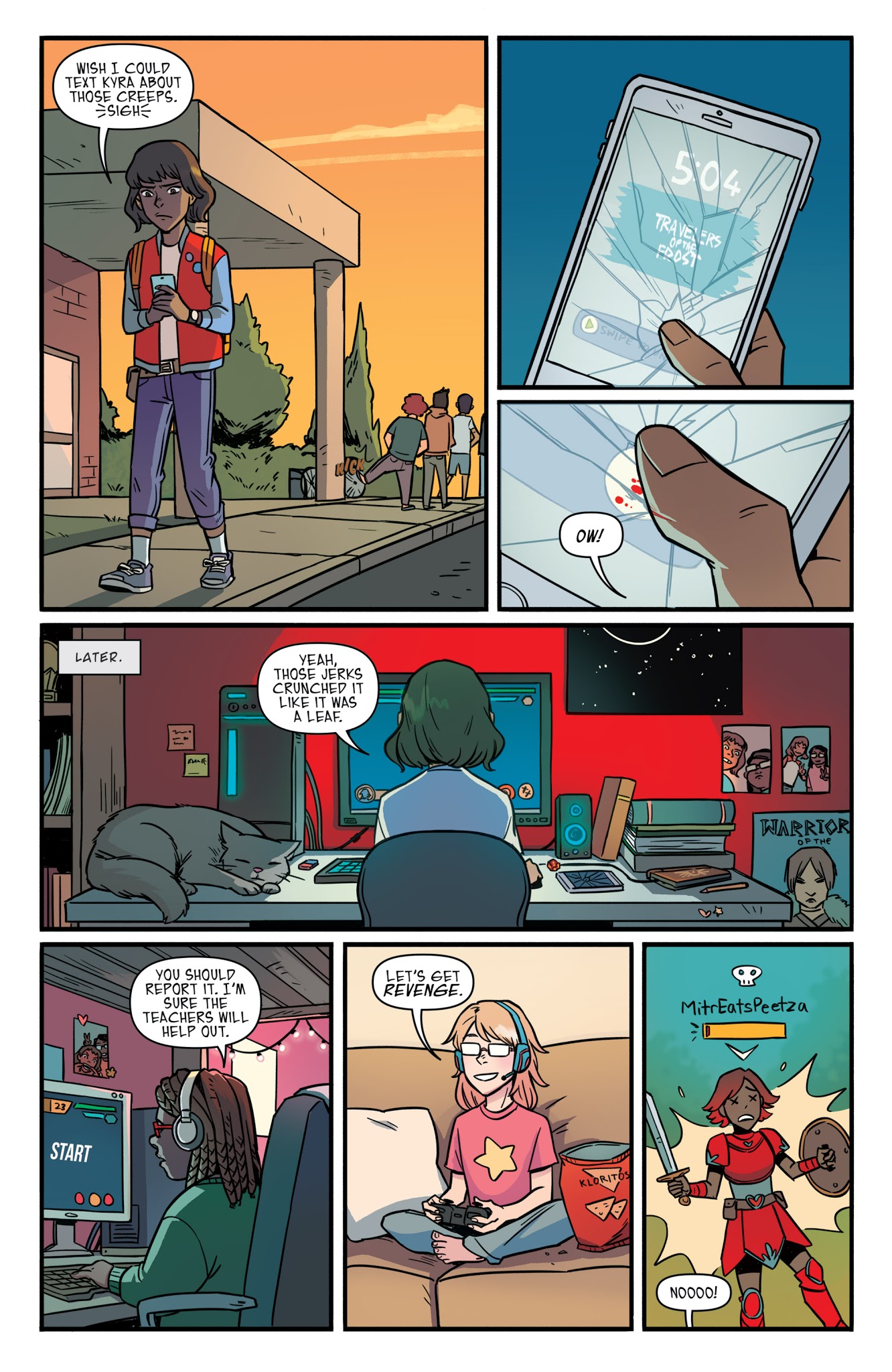 Read online Goosebumps: Download and Die comic -  Issue #1 - 8