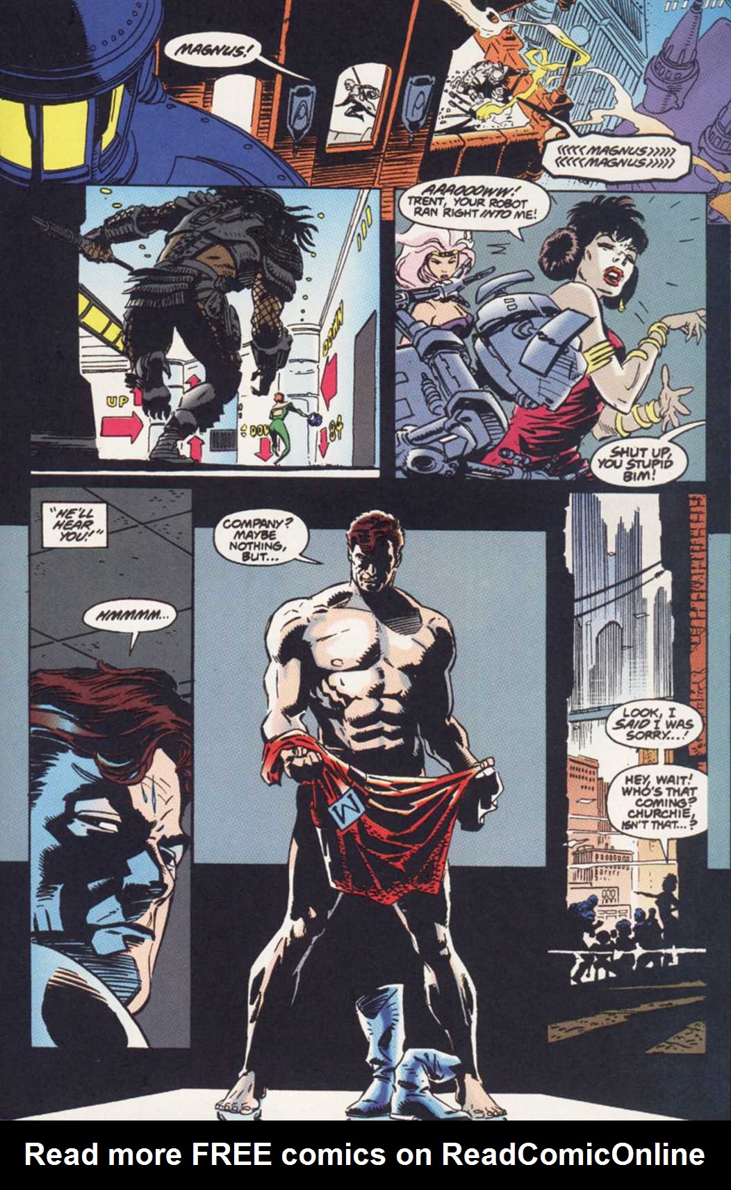 Read online Predator vs. Magnus Robot Fighter comic -  Issue #1 - 22