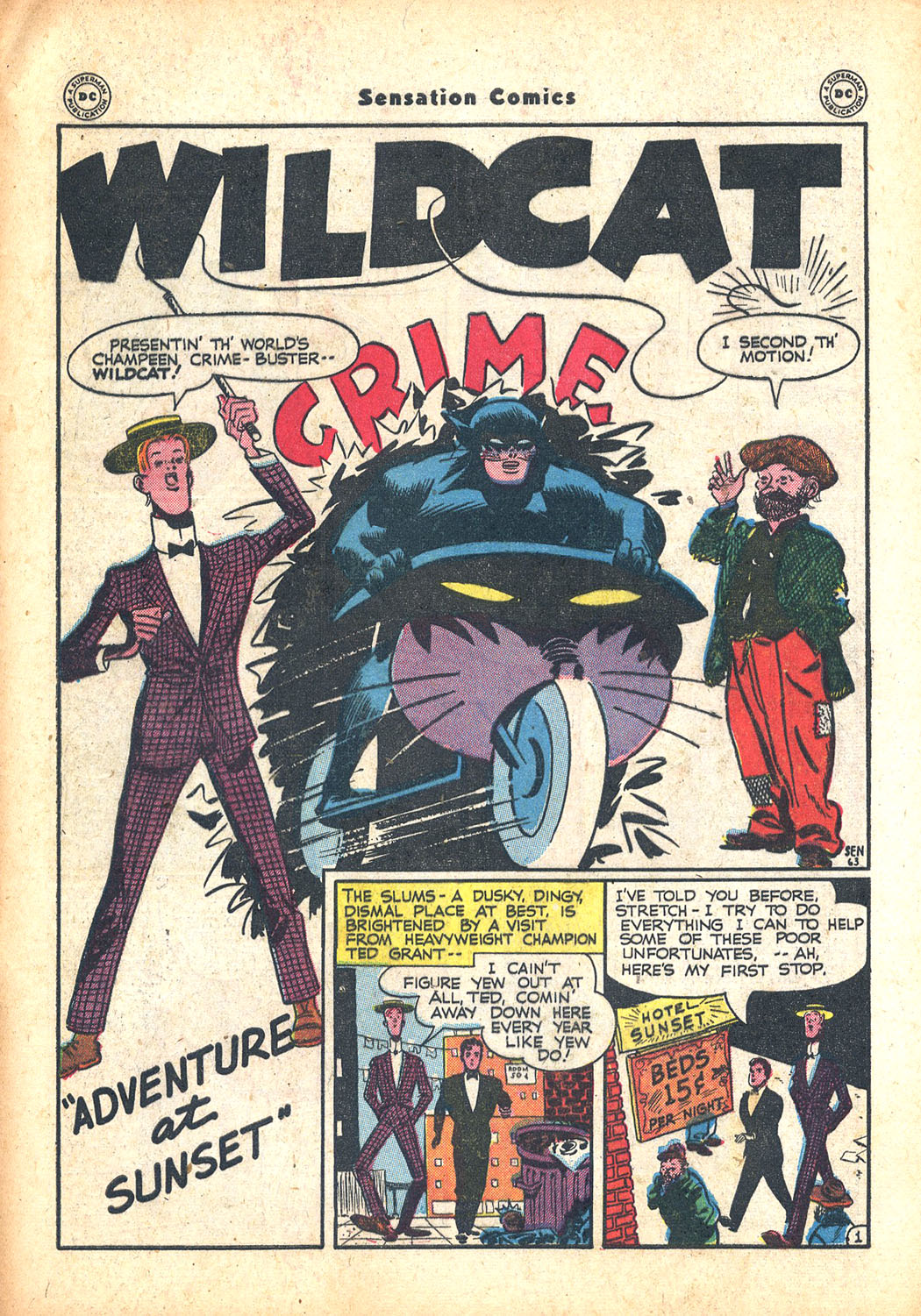 Read online Sensation (Mystery) Comics comic -  Issue #63 - 41