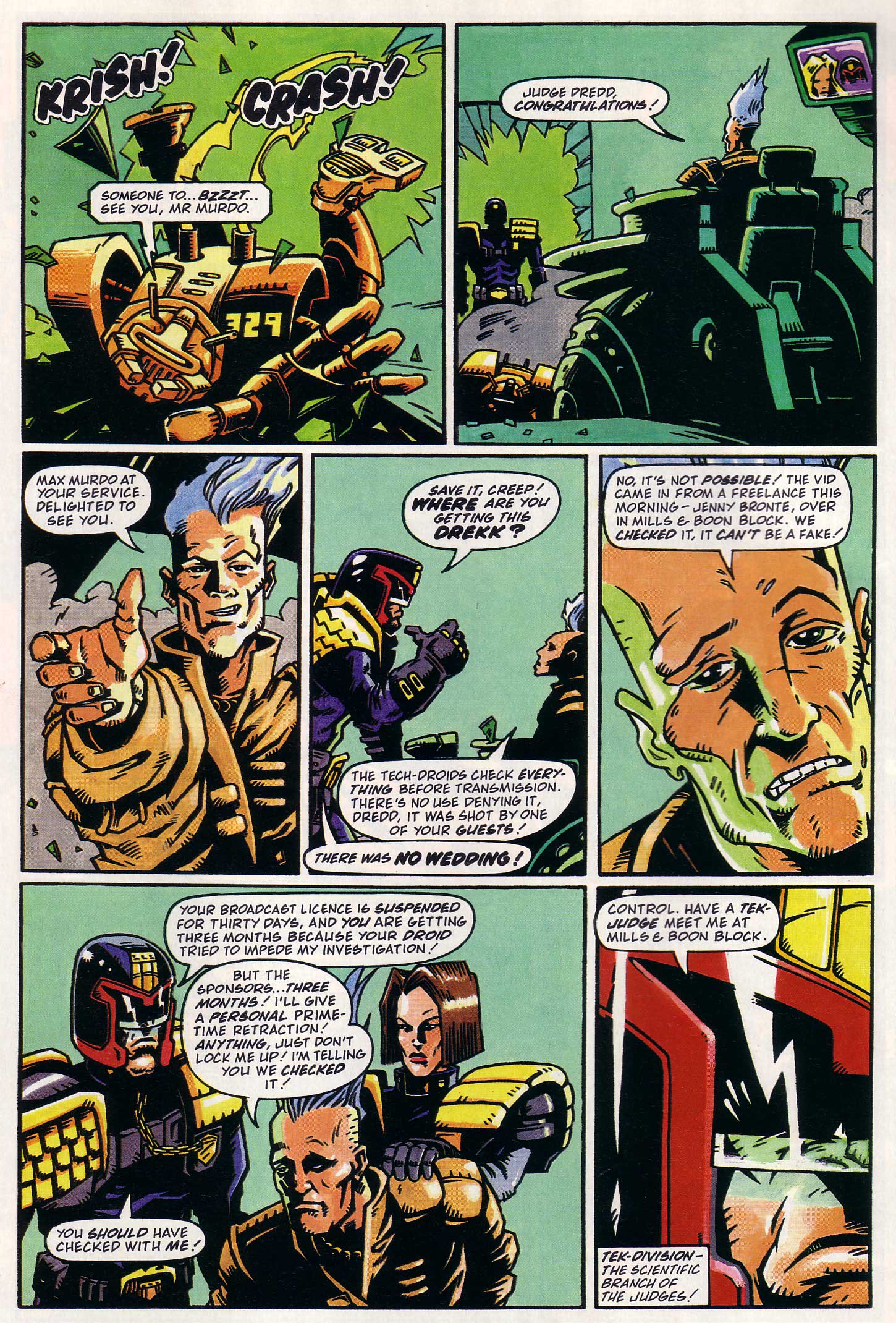 Read online Judge Dredd Lawman of the Future comic -  Issue #17 - 24