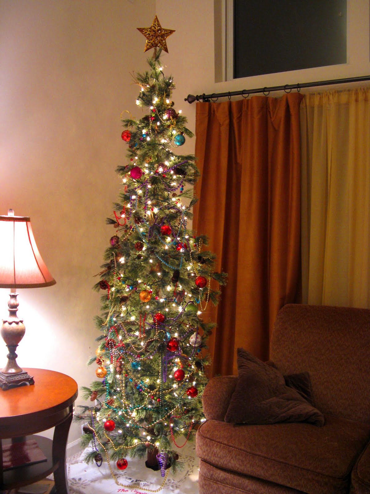 A Little Happy Tall Skinny tree 