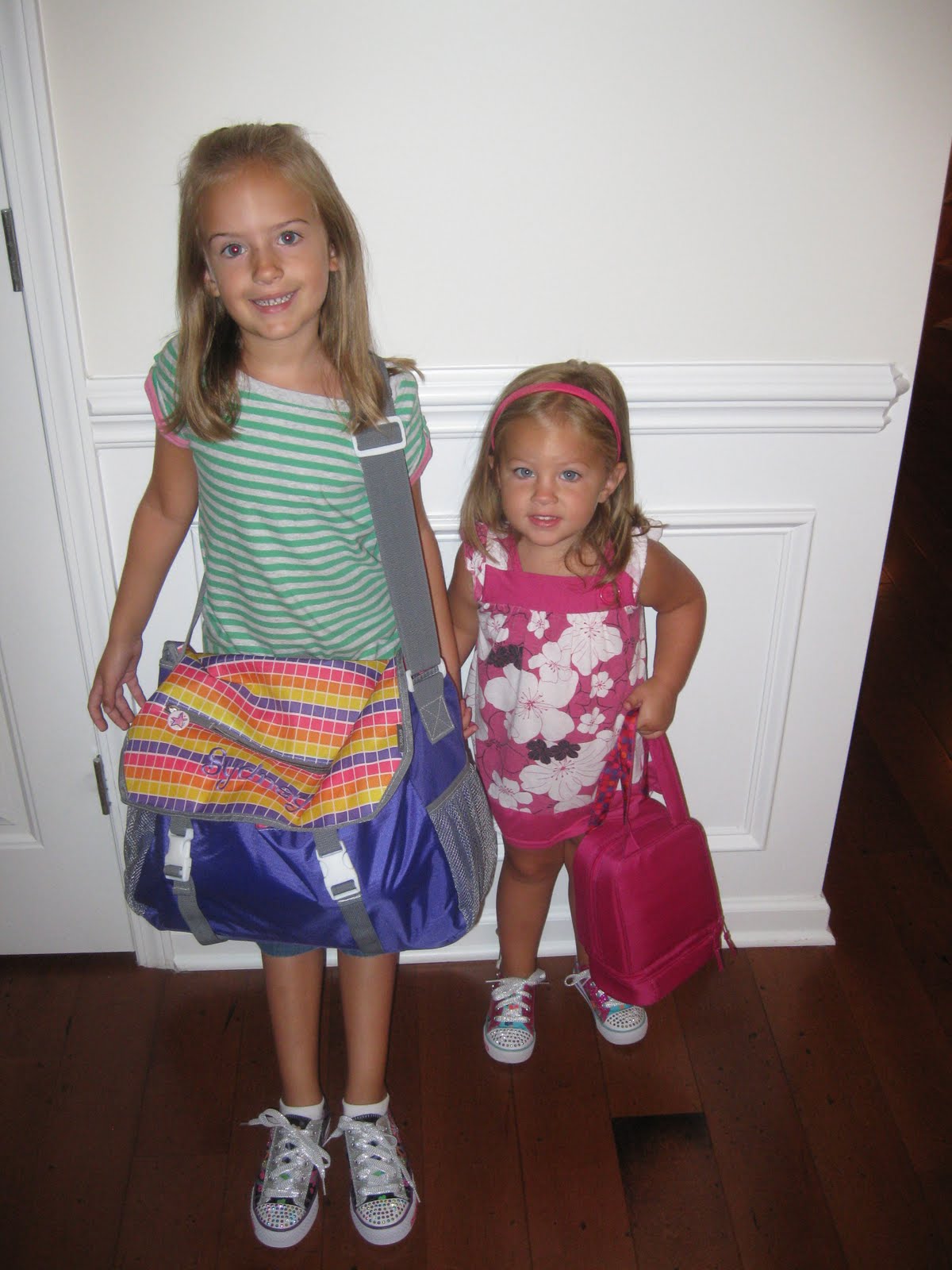 Our Girls: 4th of July, Swimming at the Pool and First Day of School