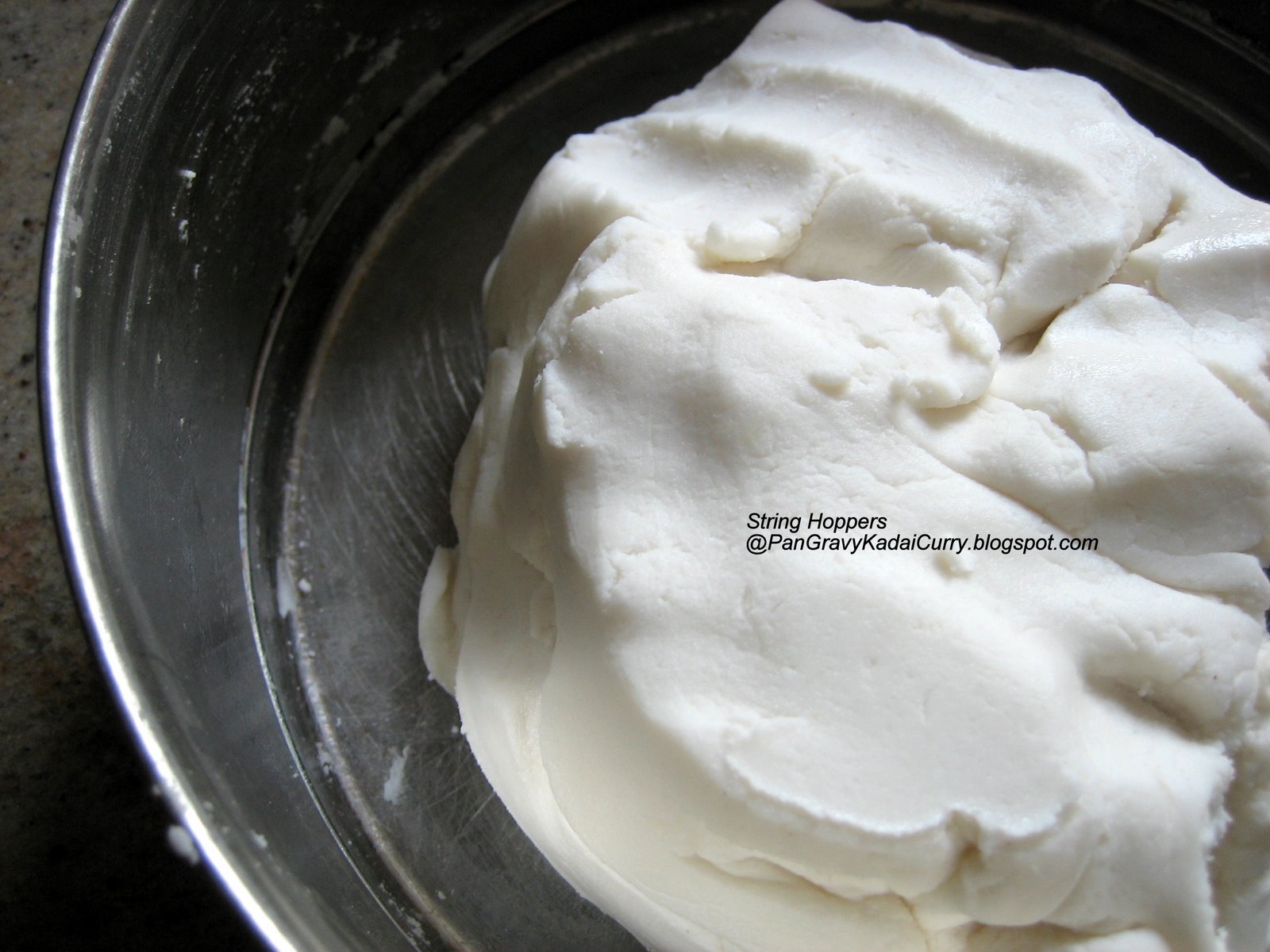 Pan Gravy Kadai Curry: String Hoppers