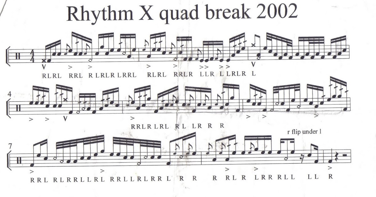 How To Read Tenor Drum Sheet Music Pompeii Bastille D - vrogue.co