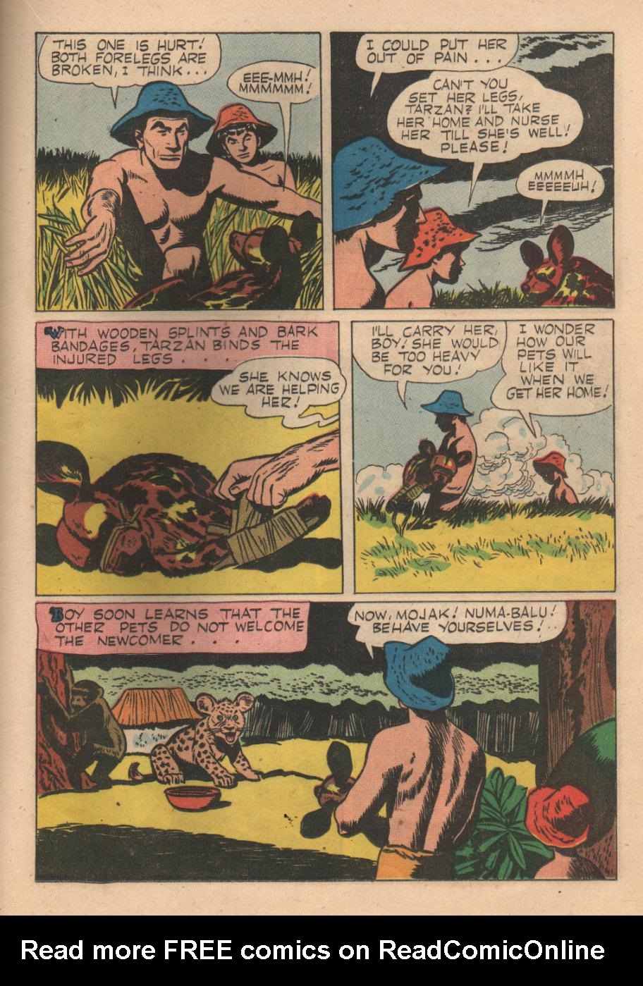 Read online Tarzan (1948) comic -  Issue #84 - 21
