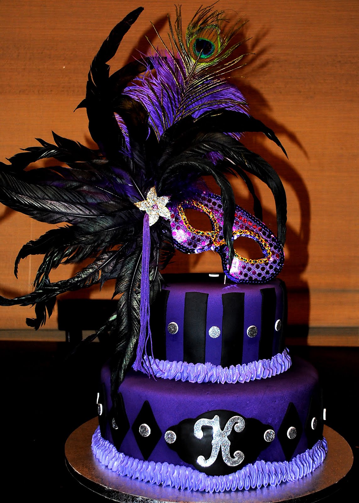 Masquerade Mask Cake Decorations Masquerade Mask Cake Decorations