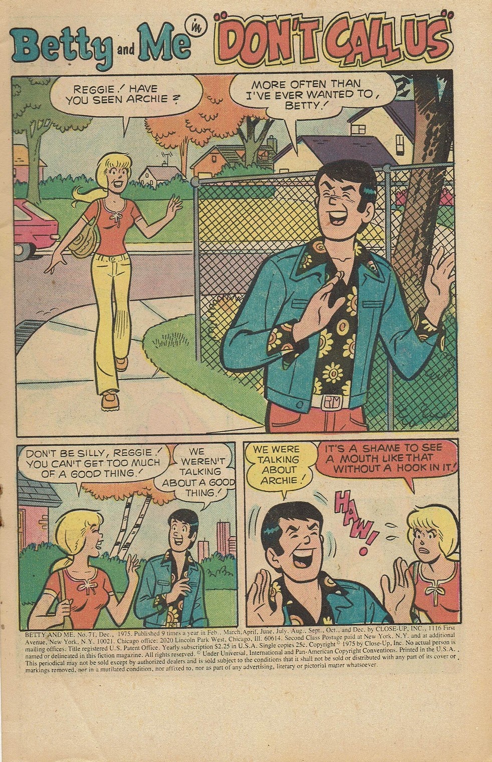 Read online Betty and Me comic -  Issue #71 - 3