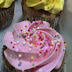 Pink Rosette Cupcake