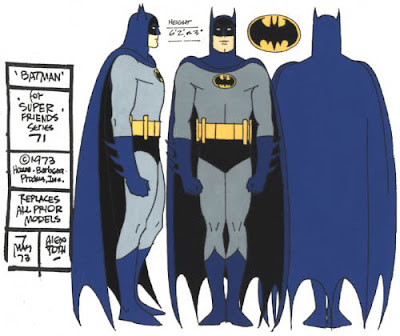 Midlertidig Waterfront geni BAT - BLOG : BATMAN TOYS and COLLECTIBLES: SUPER FRIENDS Animated Cartoon  Model Sheet for Batman