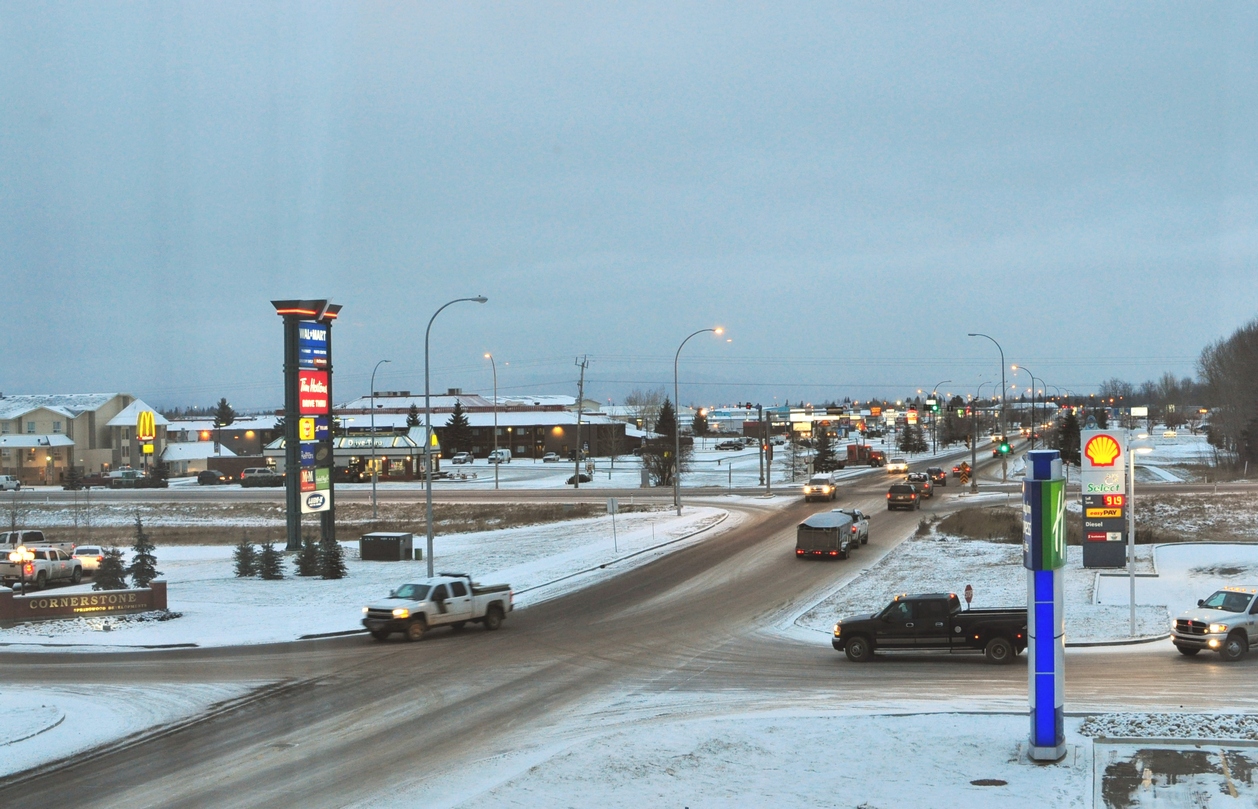 THRU the WINDSHIELD Trip to Slave Lake with a taste of Winter