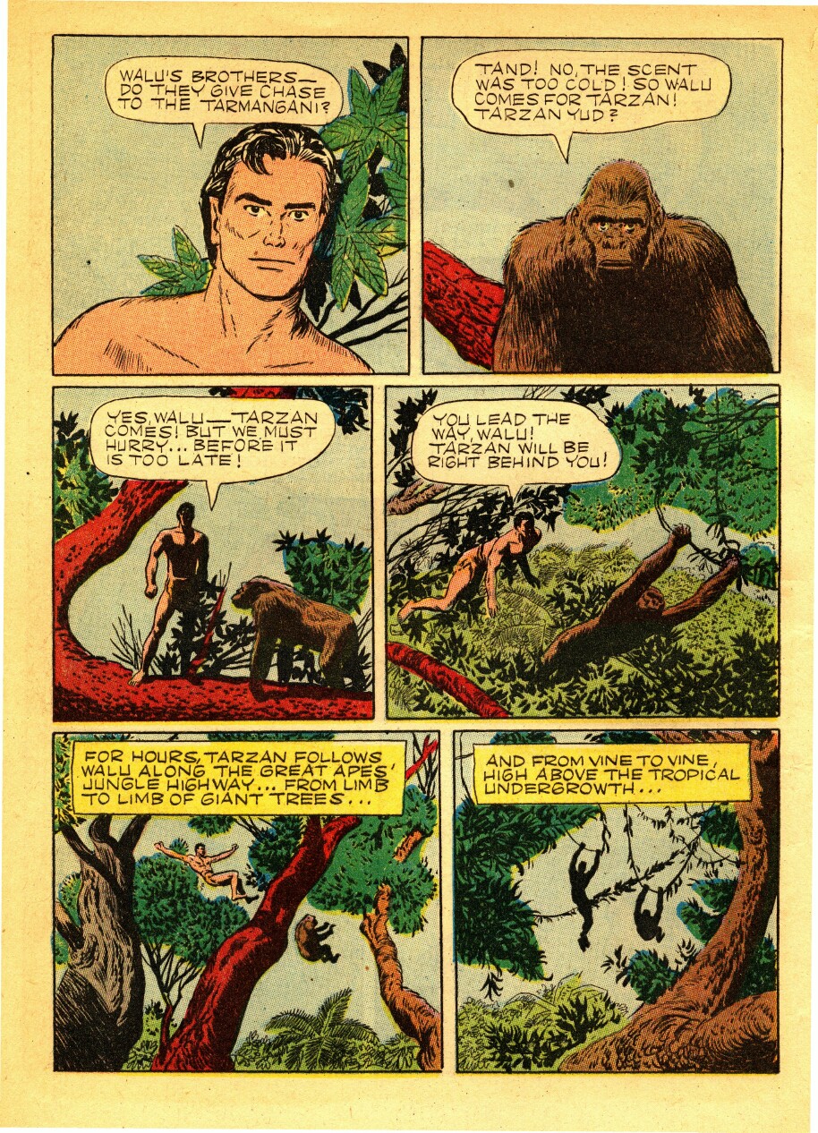 Read online Tarzan (1948) comic -  Issue #37 - 4