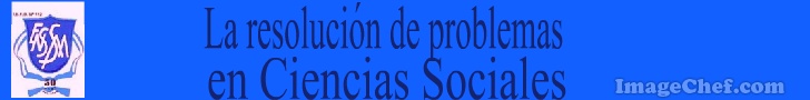 La resolución de problemas en Ciencias Sociales