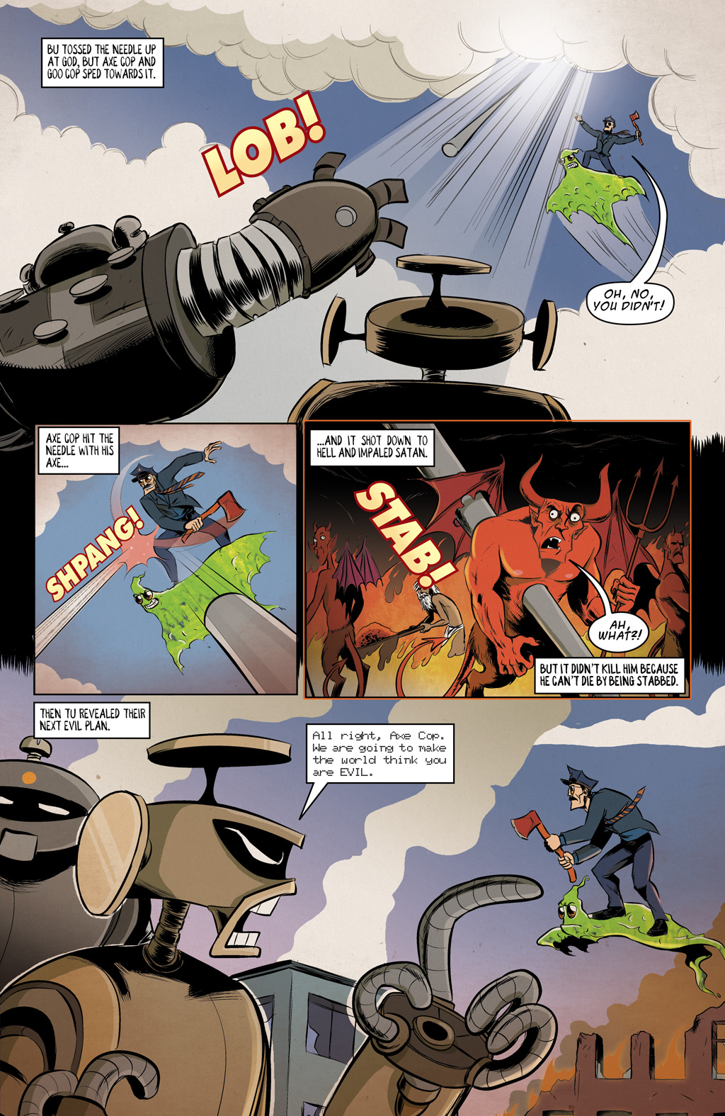 Read online Axe Cop: President of the World comic -  Issue #2 - 8