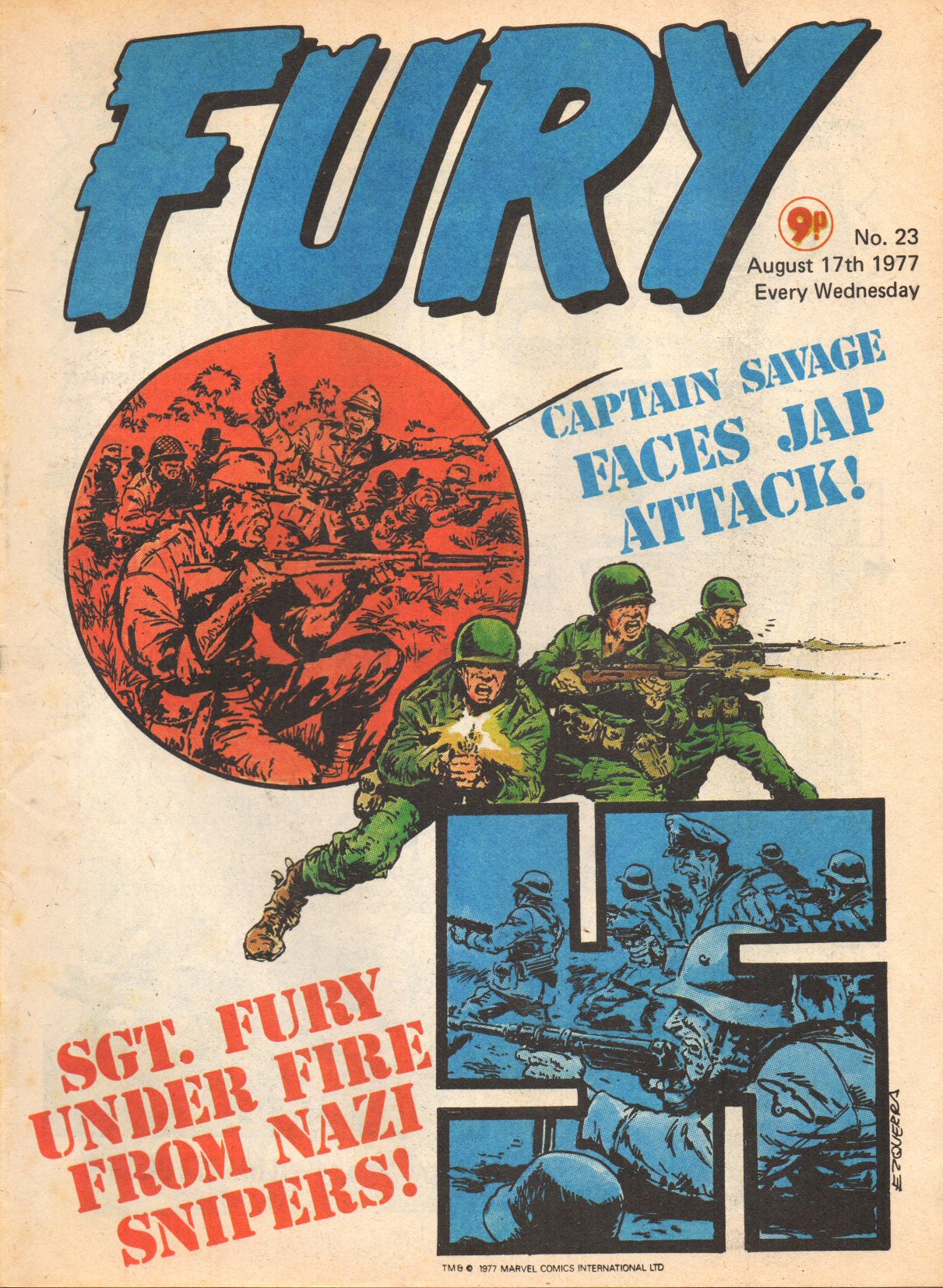 Read online Fury (1977) comic -  Issue #23 - 1