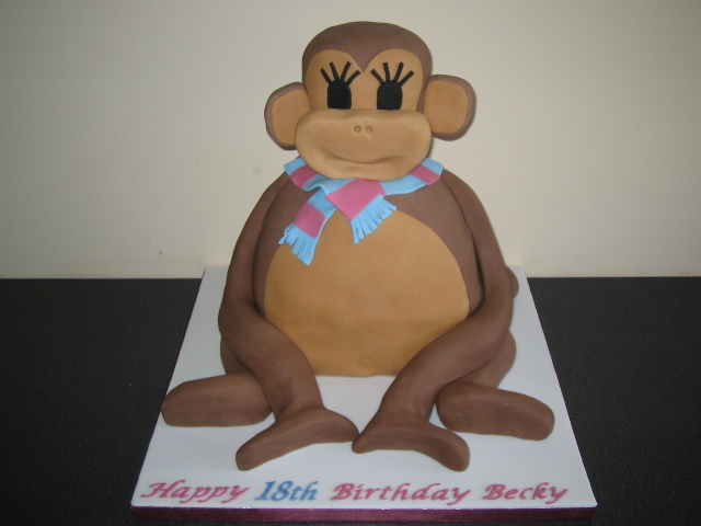 Carina's Cakes: MONKEY CAKE