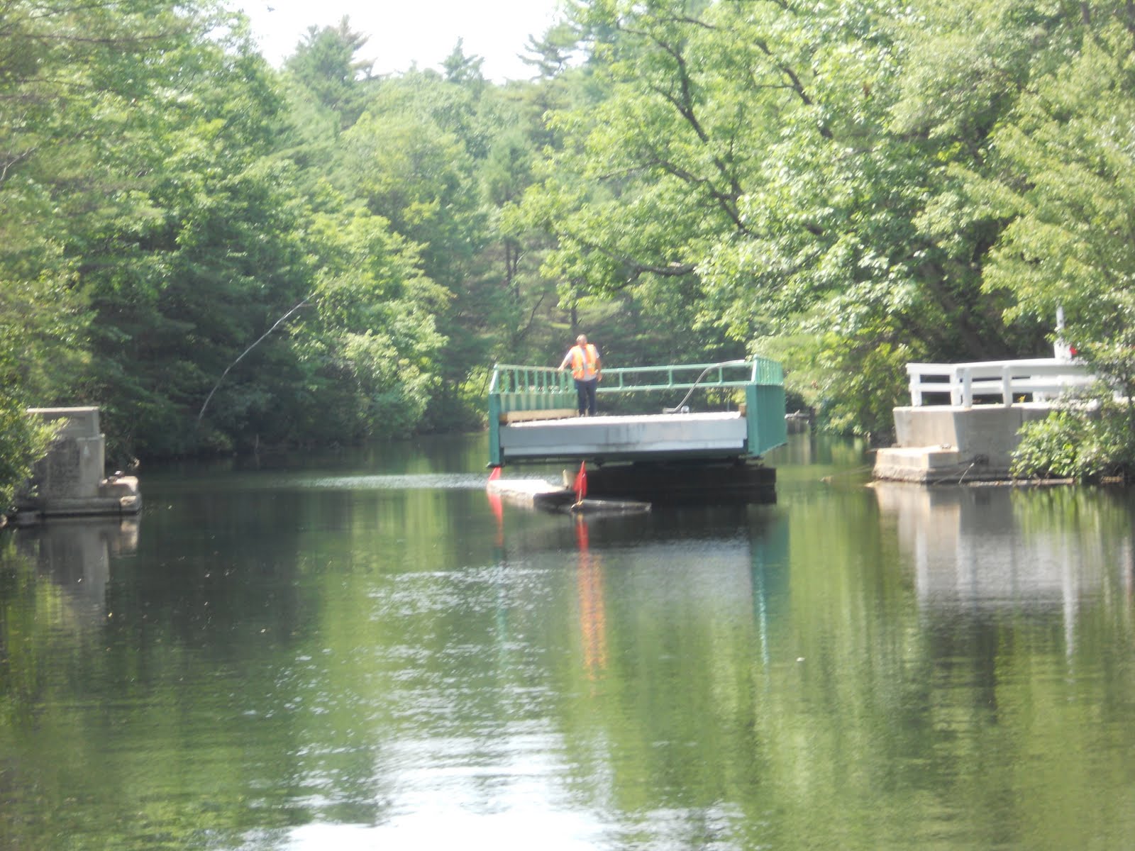 Connecticut Gypsies Paddle Boat on Long Pond Maine
