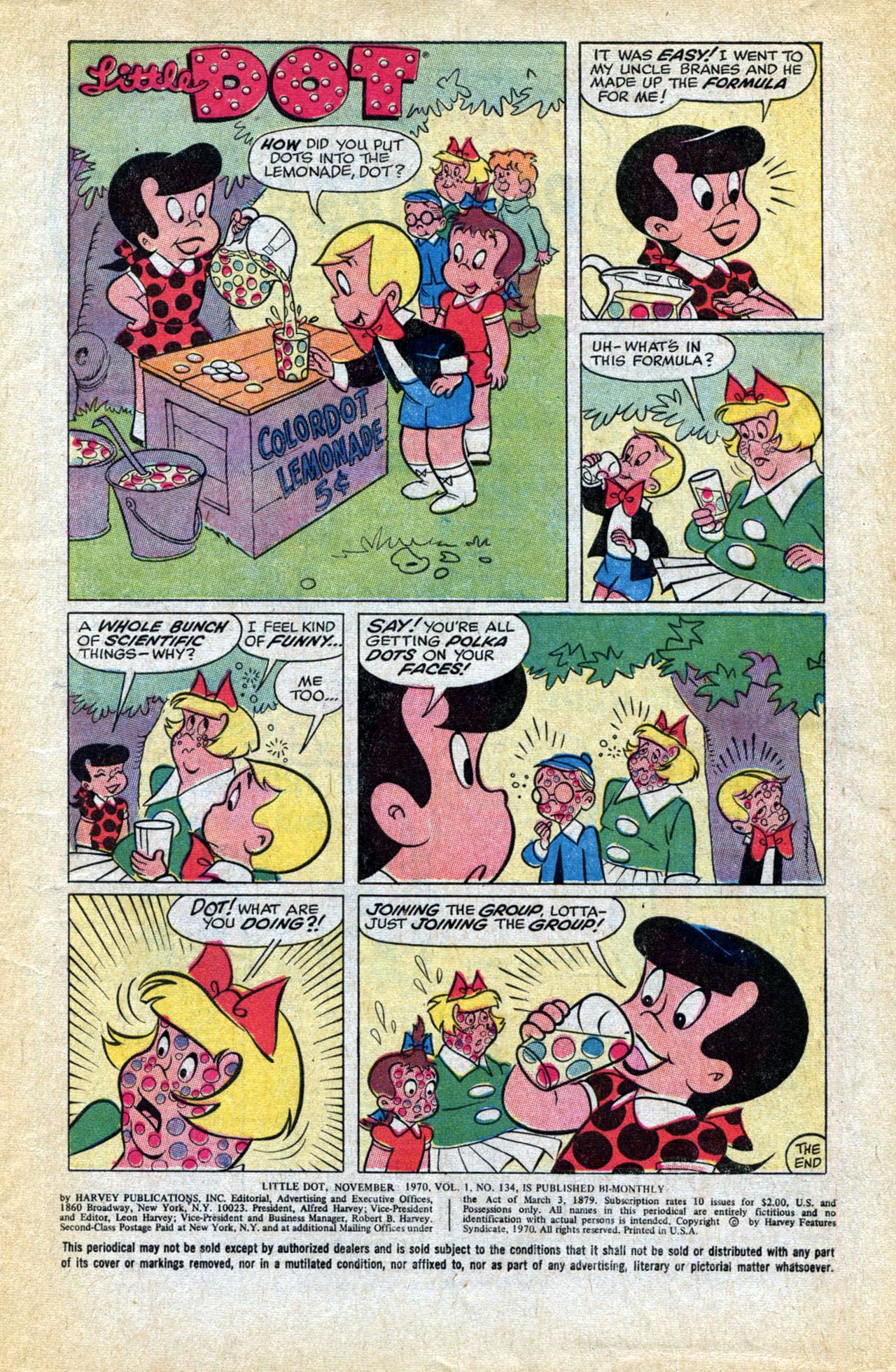Read online Little Dot (1953) comic -  Issue #134 - 3